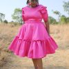 Pink Majesty Midi Dress - Image 3