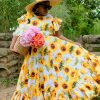 African Sunshine Maxi Dress - Image 3