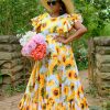 African Sunshine Maxi Dress - Image 5